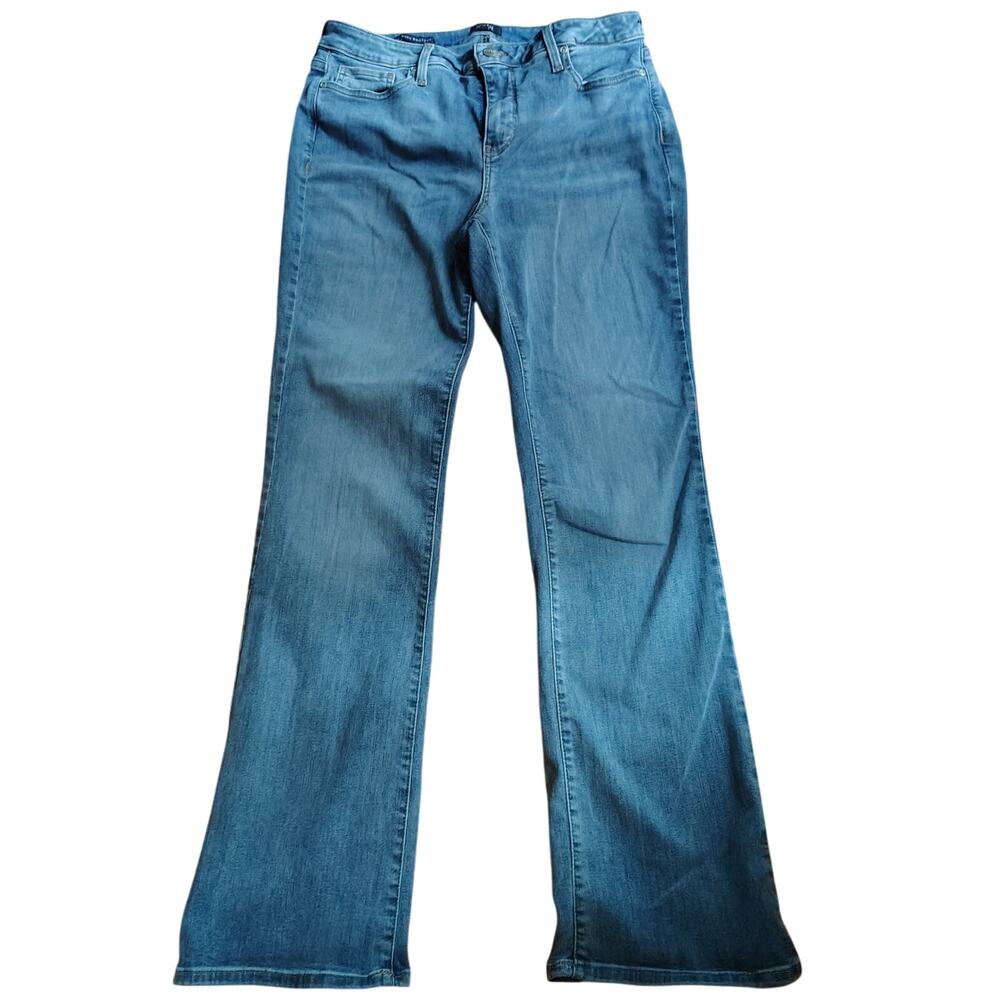 NYDJ Barbara Bootcut Jeans 10 (29x30) Light Blue Lift & Tuck